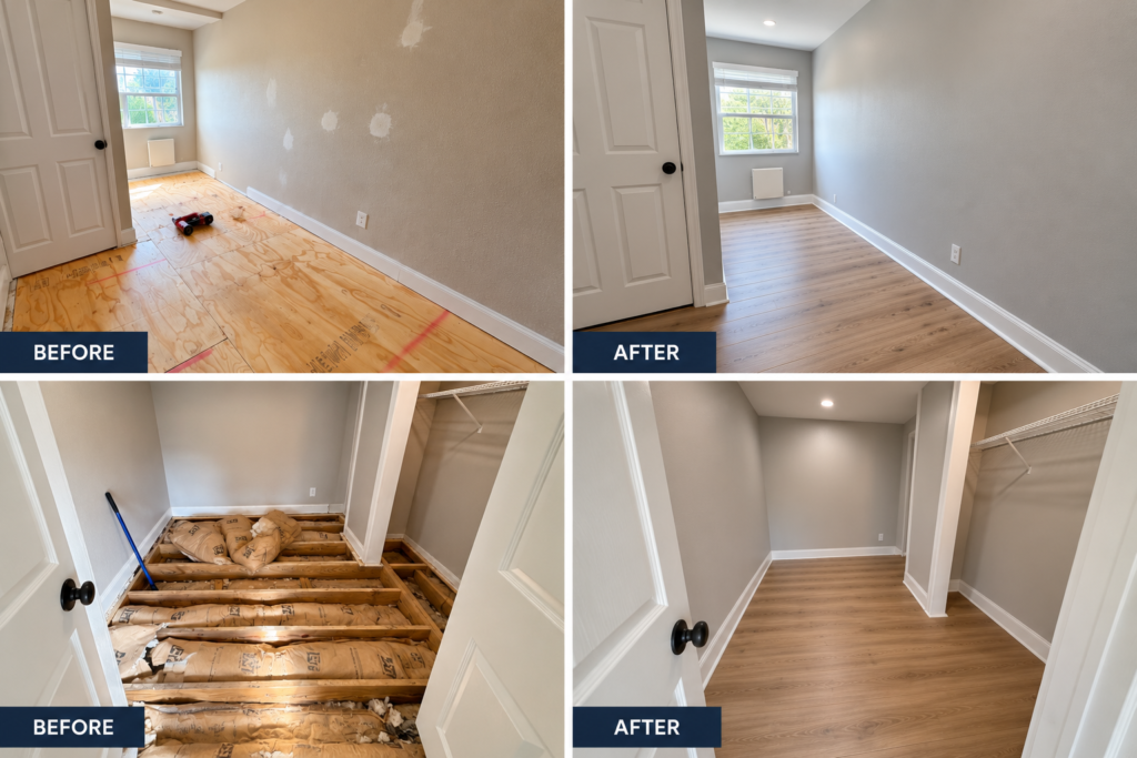 home renovation before and after