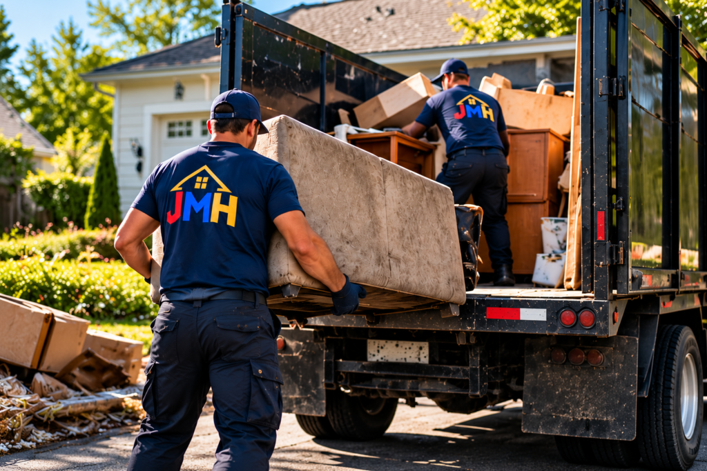 jmh junk removal crew at work